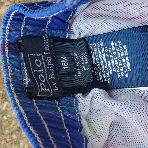 Polo Ralph Lauren Plaid Boys Swim Trunks 18 months Baby - Picture 3 of 7